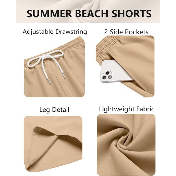 Coofandy Men's Running Athletic Gym Workout  Fitted Exercise Shorts - Picture 6 of 7